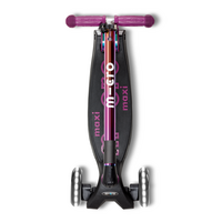Trottinette Maxi Micro Deluxe pliable LED - trottinette enfant 3 roues - Violet Neochrome