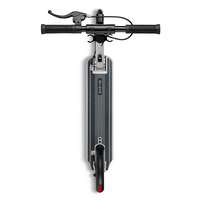 Micro Suburb Reloaded - 2-wheel foldable scooter - hand brake - front light - Grey