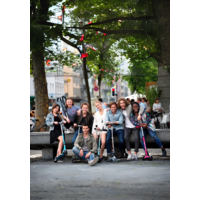 Micro Kickboard Compact 2en1 - trottinette pour adulte à trois roues - Noir mat - ex-demo