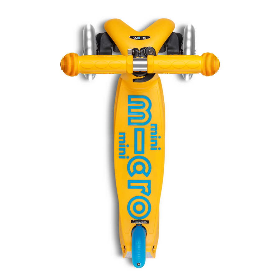 Mini Micro scooter Deluxe foldable LED - 3-wheel children's scooter - Apricot - Limited Edition