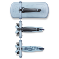 Mini Micro 6en1 trottinette Rock & Go LED - multifonction : à bascule - porteur - trottinette -Bleu