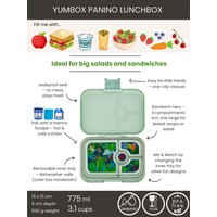Yumbox Panino - Boîte à déjeuner étanche - 4 compartiments