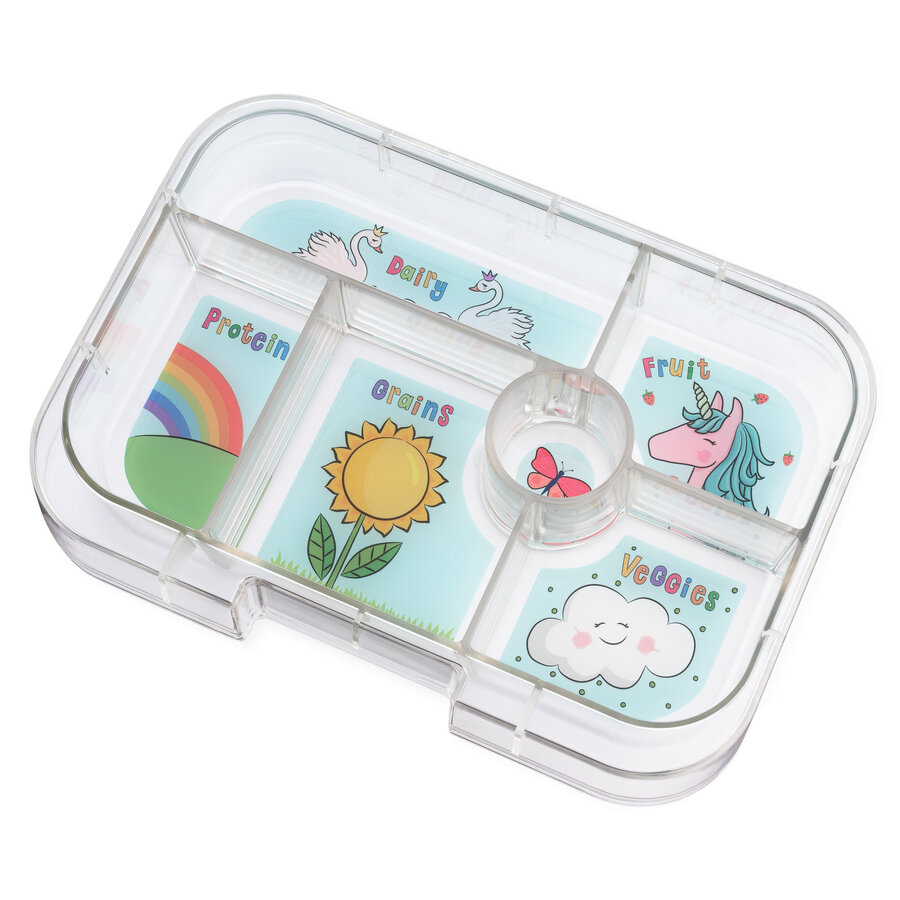 Yumbox Original - Boîte à déjeuner étanche - Plateau individuel avec 6 compartiments (sans boîte extérieure)