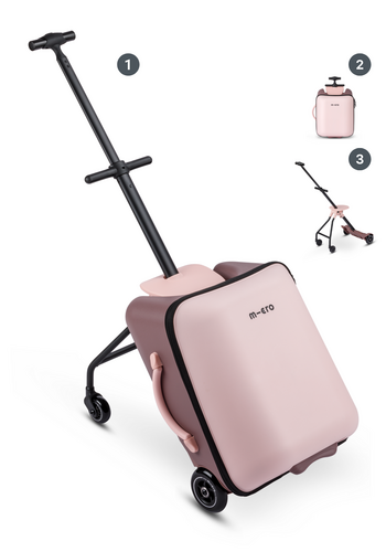 Micro Micro Ride On Luggage Eazy Allrounder Pink