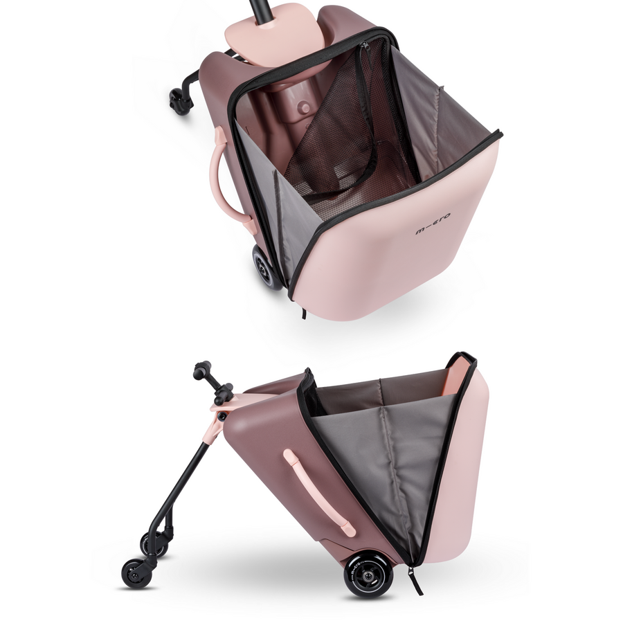 Micro Ride On Luggage Eazy Allrounder - Child seat trolley suitcase - Pink