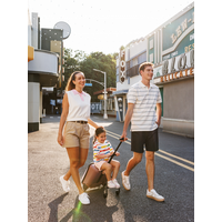 Micro Ride On Luggage Eazy Allrounder - Child seat trolley suitcase - Pink