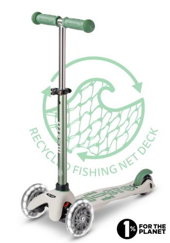 Micro Mini Micro scooter Deluxe ECO LED Pistachio