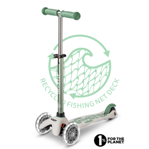 Micro Trottinette Mini Micro Deluxe ECO LED Pistache