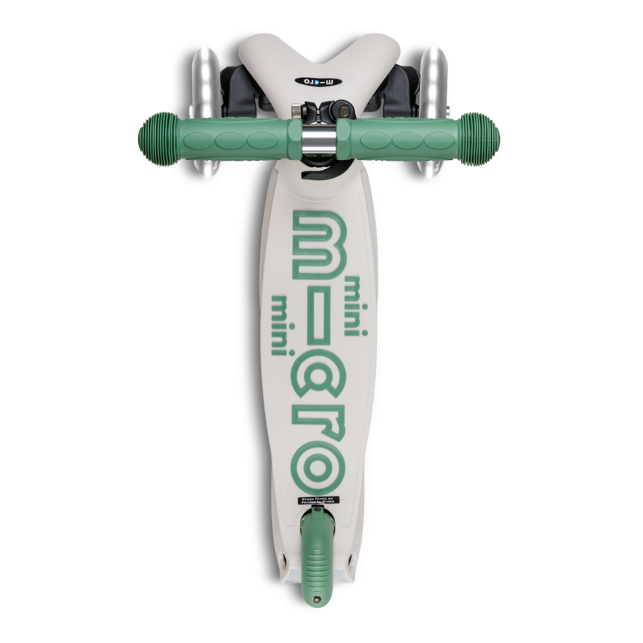 Mini Micro step Deluxe ECO LED - 3-wiel kinderstep - Pistache Groen