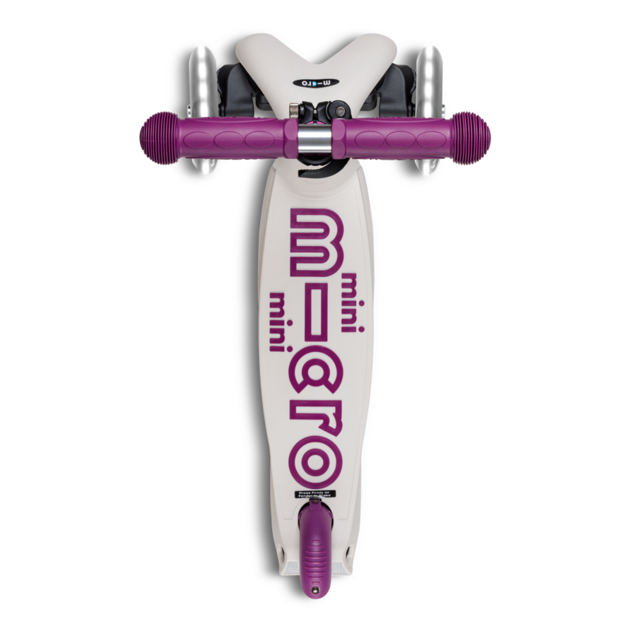 Mini Micro scooter Deluxe ECO LED - 3-wheel children's scooter - Purple