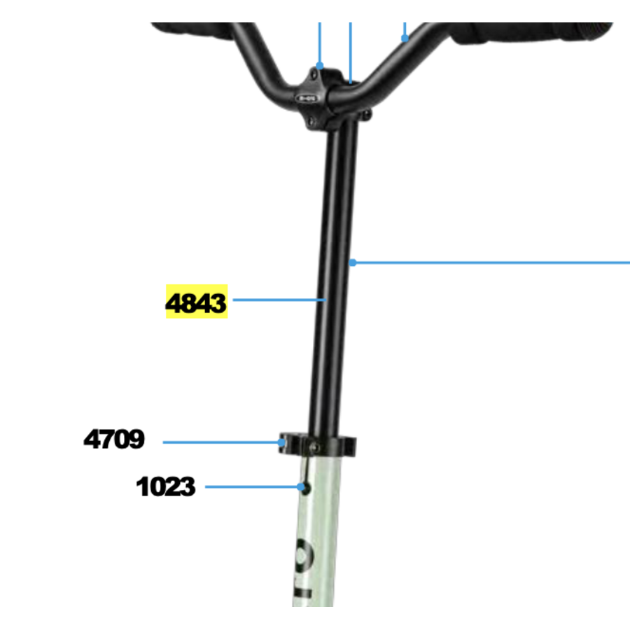 Stuurstang 2-wiel step (4843)