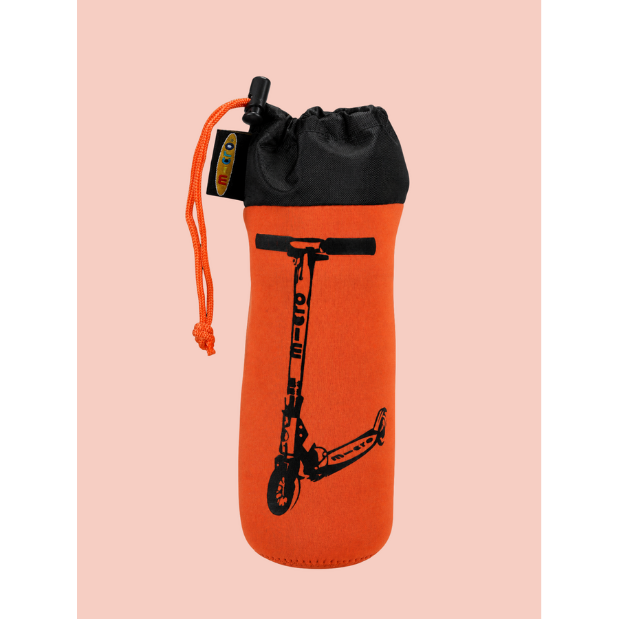 Porte-bouteille Micro La trottinette à 2 roues - Orange
