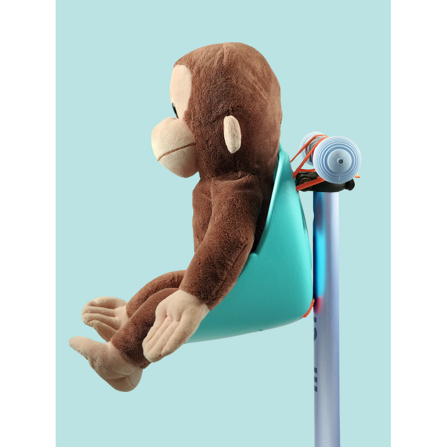 Scootaseatz doll seat for scooter aqua