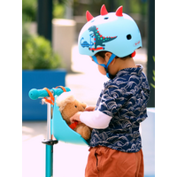 Scootaseatz doll seat for scooter aqua