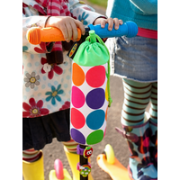 Micro bottle holder neon dots