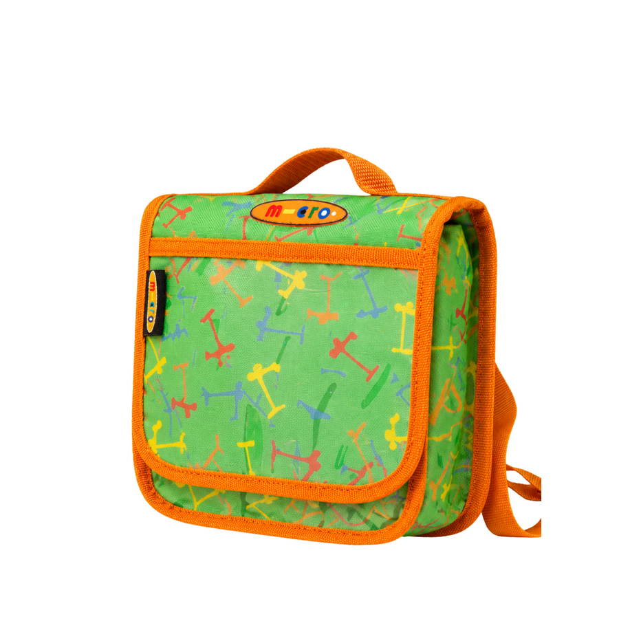 Mini Micro rugzak groen/oranje