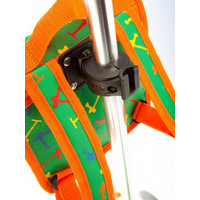 Mini Micro rugzak groen/oranje