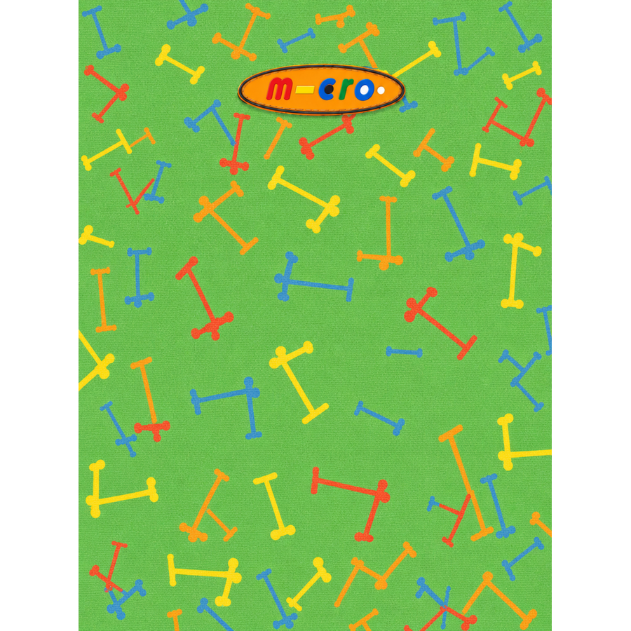 Mini Micro rugzak groen/oranje