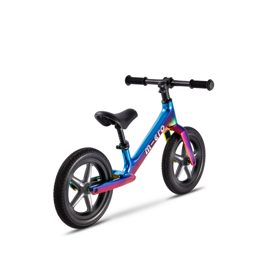 Micro Balance Bike Ultra LED- lightweight - adjustable saddle/handlebars - magnesium frame - Neochrome