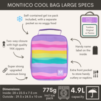 MontiiCo Thermisch isolerende lunch tas Large