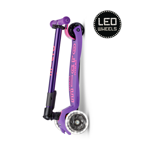 Micro Maxi Micro inklapbaar LED paars