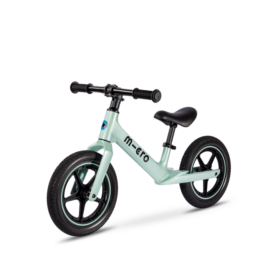 Micro loopfiets Ultra LED - lichtgewicht - verstelbaar zadel/stuur - magnesium frame - Jade Mint