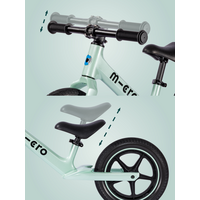 Micro loopfiets Ultra LED - lichtgewicht - verstelbaar zadel/stuur - magnesium frame - Jade Mint