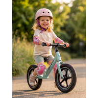 Micro Balance Bike Ultra LED- lightweight - adjustable saddle/handlebars - magnesium frame - Jade Mint