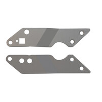 Plaques de support Speed+ - Argent (1679)