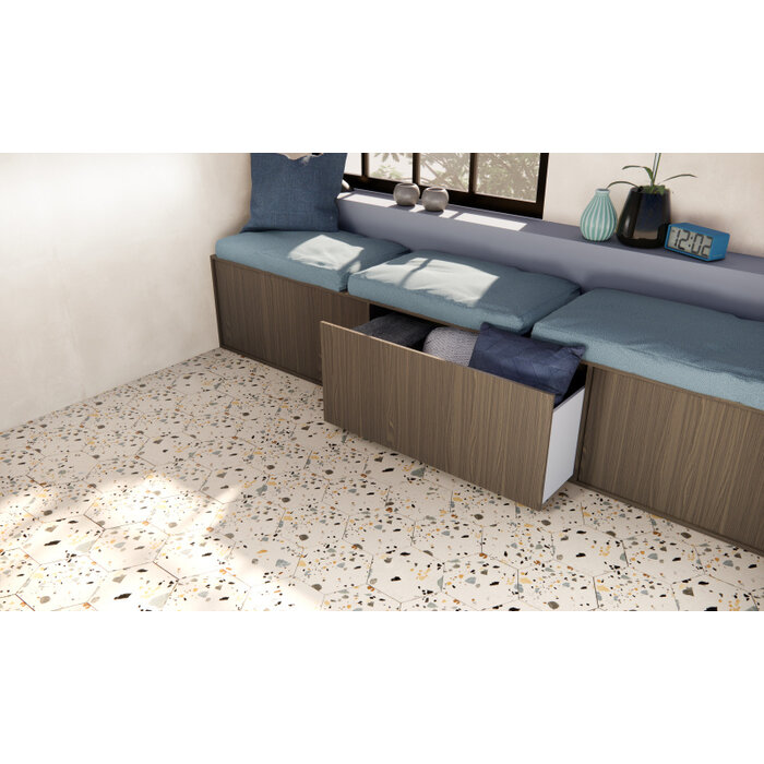 Prissmacer Cerámica Gobi Nude hexagon 20x24