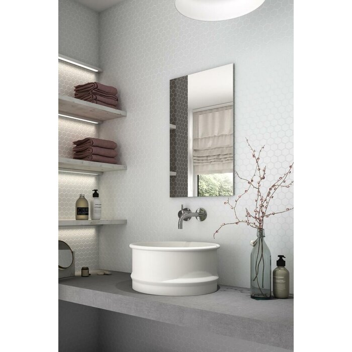 By Goof By Goof mozaiek hexagon light blue 3,5x3,5cm