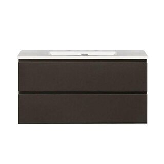 By Goof Onderkast badkamermeubel Tieme mat grijs 100x50x48cm