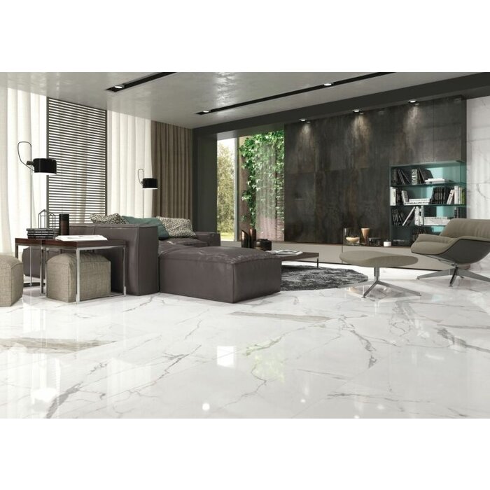 Cifre Cerámica Statuario pulido 60x120 rett