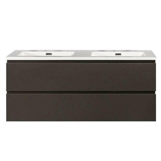 By Goof Onderkast badkamermeubel Tieme mat grijs 120x50x48cm
