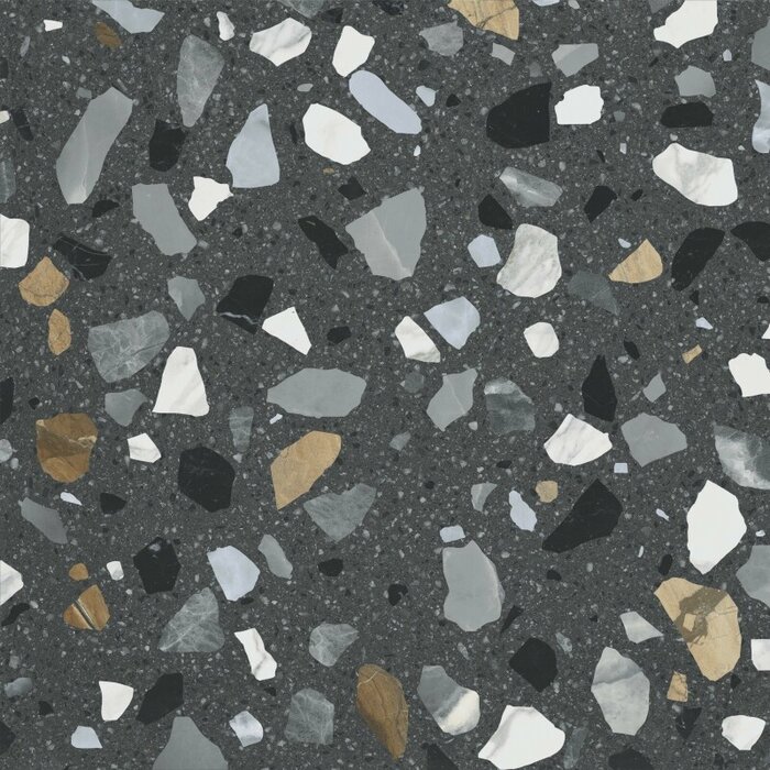 STN Ceramica Crisp XL Grafite terrazzo 60x60 rett