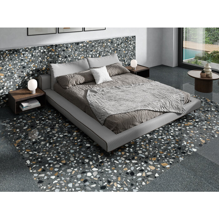 STN Ceramica Crisp XL Grafite terrazzo 60x60 rett