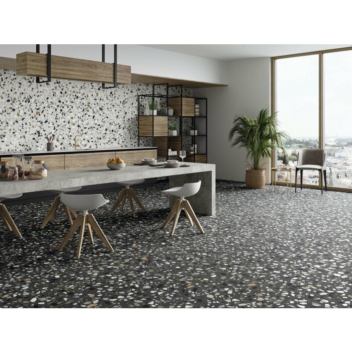 STN Ceramica Crisp XL Grafite terrazzo 60x60 rett