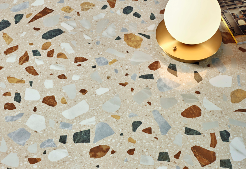 STN Ceramica Crisp XL Beige terrazzo 60x60 rett