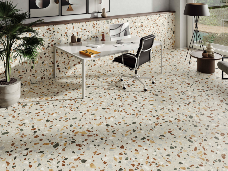 STN Ceramica Crisp XL Beige terrazzo 60x60 rett