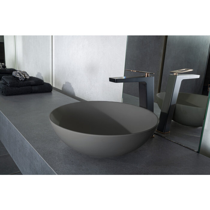 By Goof Solid surface waskom Sanne grijs