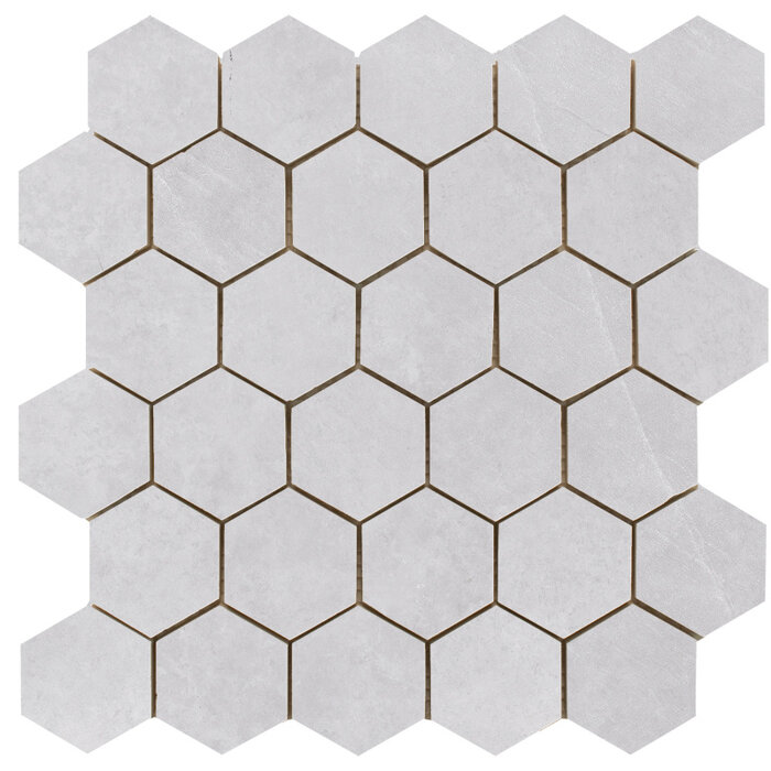 Cifre Cerámica Statale Pearl hexagon mozaiek op net van 26,3x27,4