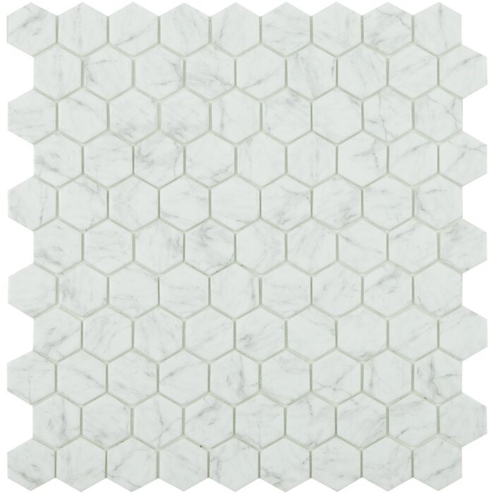 By Goof By Goof mozaiek hexagon statuario 3,5x3,5cm