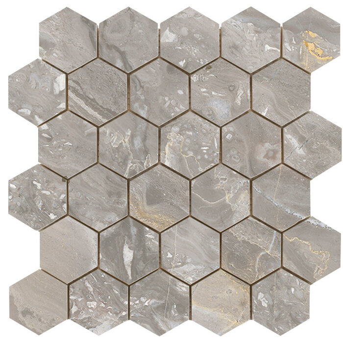 Cifre Cerámica Luxury hexagon mozaiek Beige gepolijst 26,3x27,4