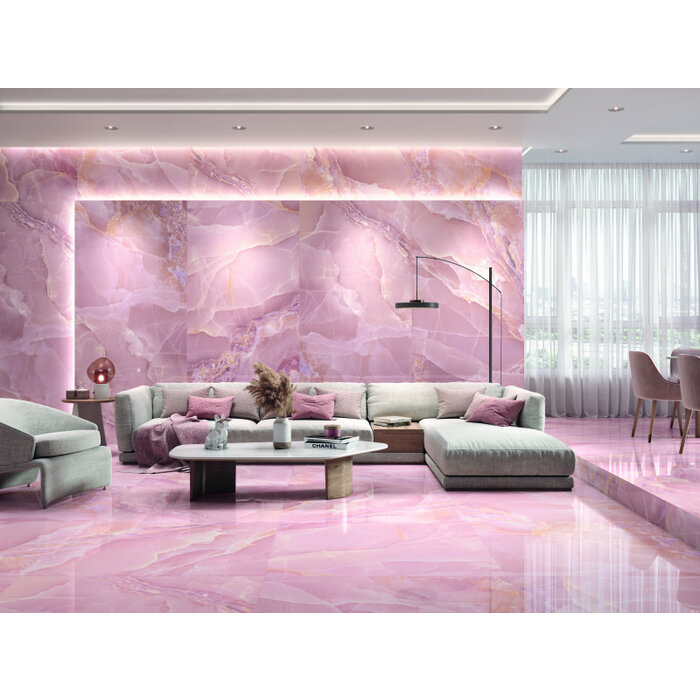 Baldocer Cerámica Onyx Rose polished 120x120 rett