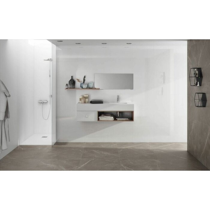 Kerabo Kerabo wit glans wandtegel 40x120 rett