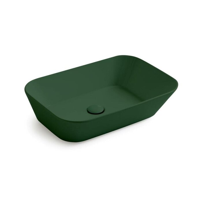 By Goof Mees design waskom rechthoek mat groen