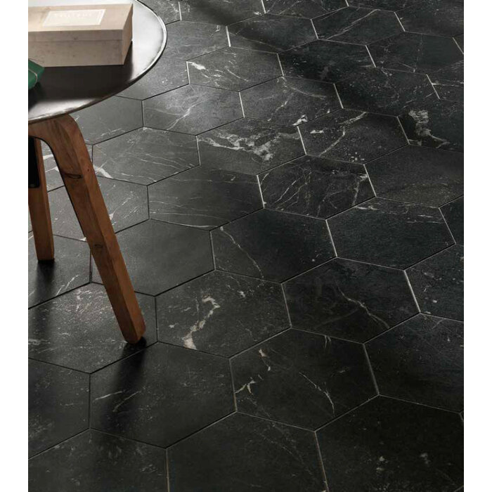 FAP Ceramiche Hexagon Roma Grafite mat 21,6x25