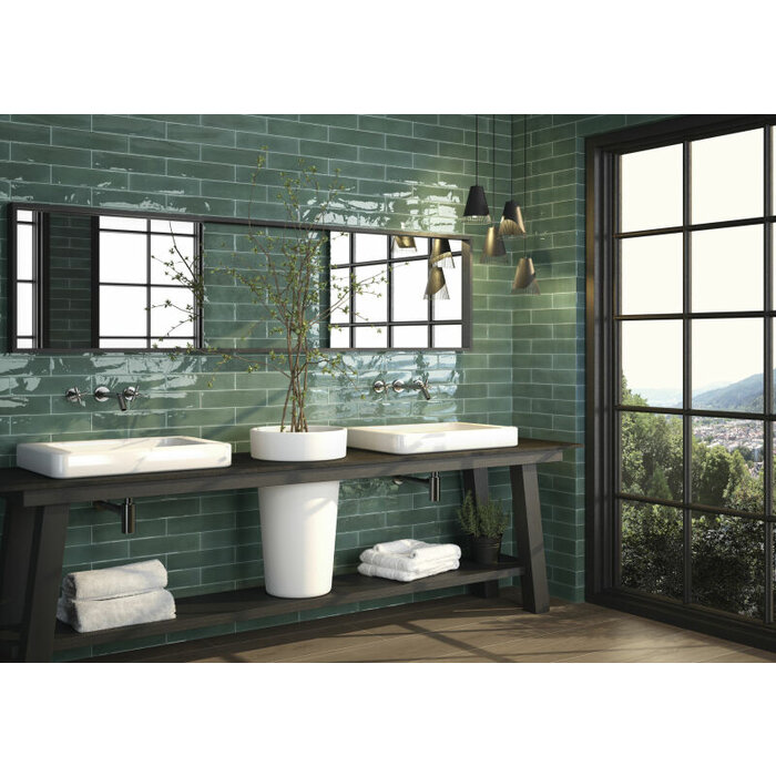 Cifre Cerámica Opal Emerald glans 7,5x30