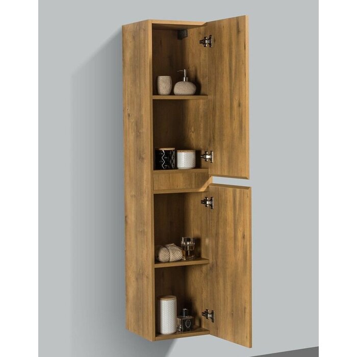 By Goof Kolomkast Tieme mat eiken 160x35x35cm