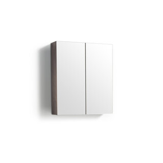 By Goof Spiegelkast Tieme mat donker eiken 60x70x16cm